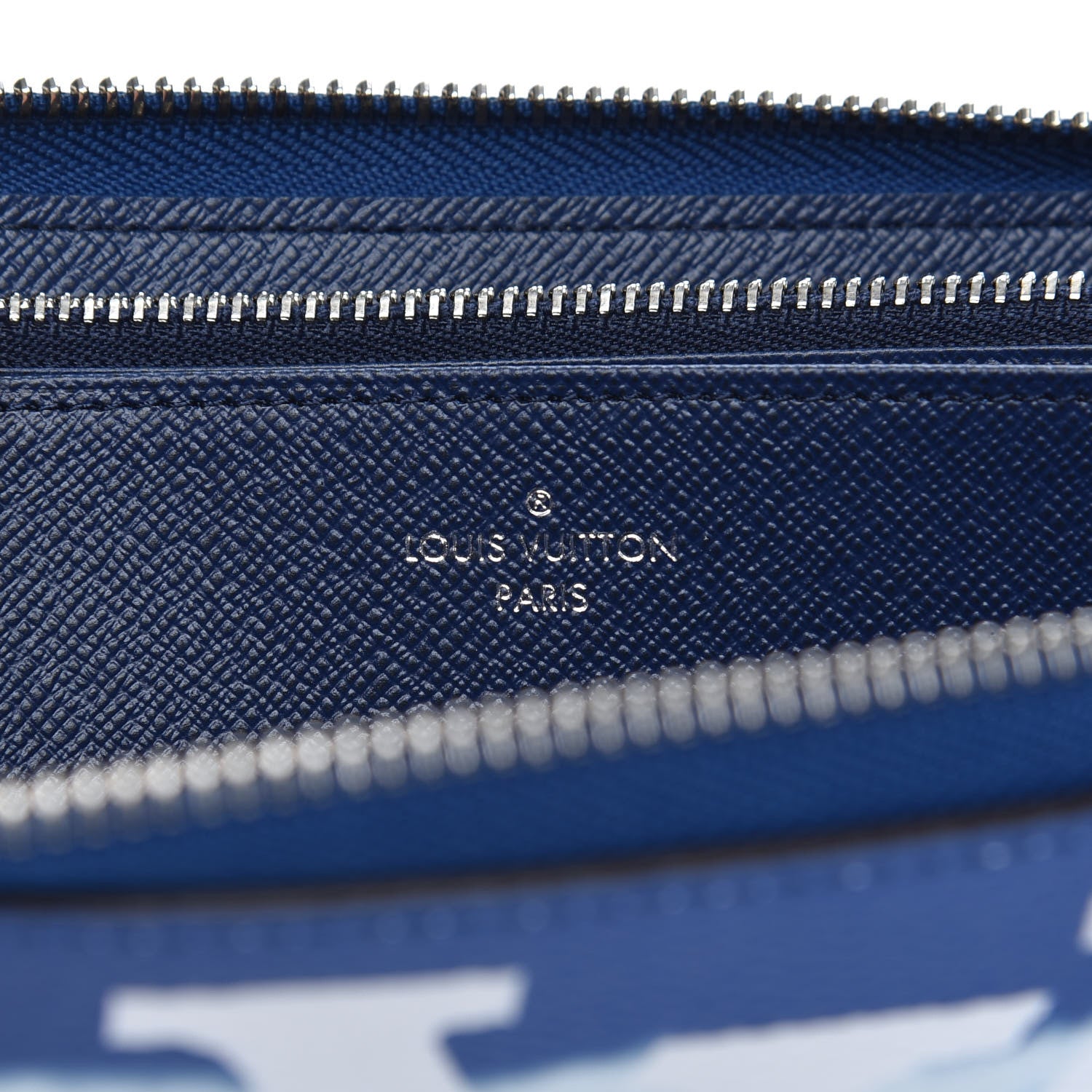 Louis Vuitton Monogram Escale Zippy Wallet Blue 6 of 6