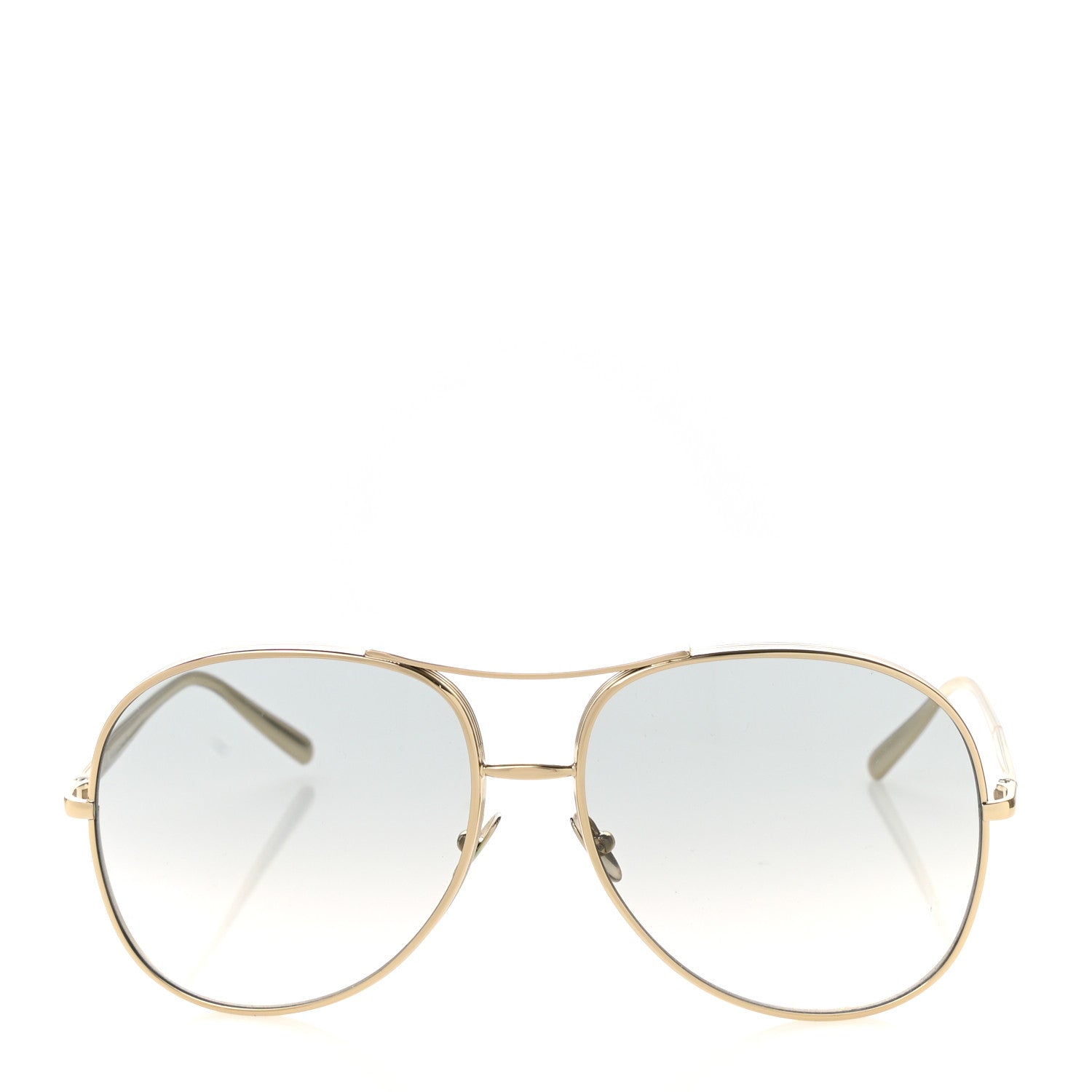 Chloe Metal Aviator CE127S Sunglasses Gold 2 of 8