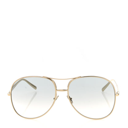 Chloe Metal Aviator CE127S Sunglasses Gold 2 of 8