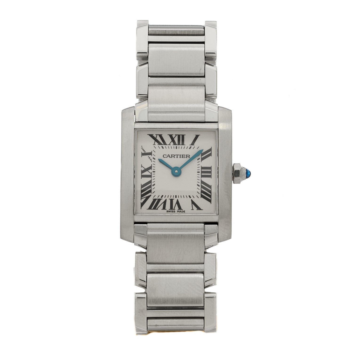Cartier Stainless Steel 20mm Tank Francaise Quartz Watch 1 of 4
