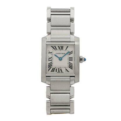Cartier Stainless Steel 20mm Tank Francaise Quartz Watch 1 of 4