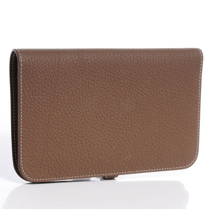 Hermes Togo Dogon Combined Wallet Etoupe 3 of 7
