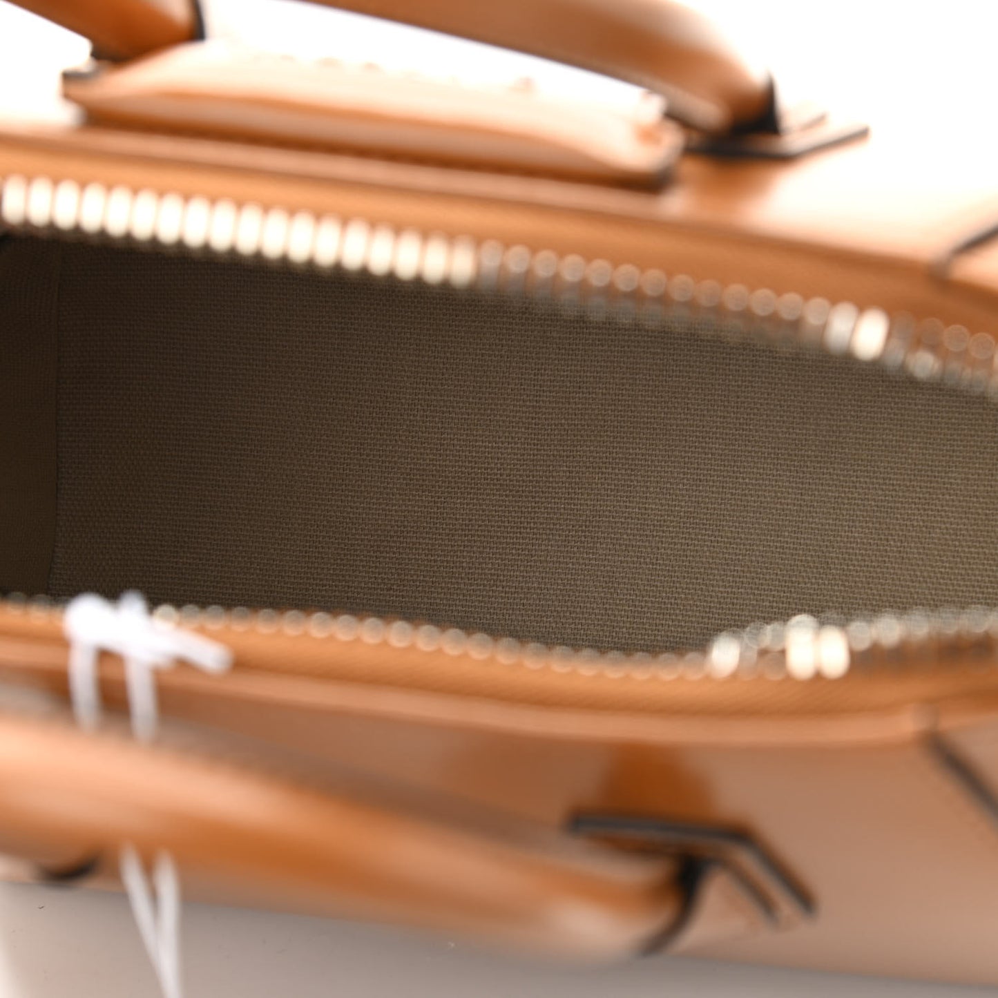 Shiny Lord Calfskin Mini Antigona Camel