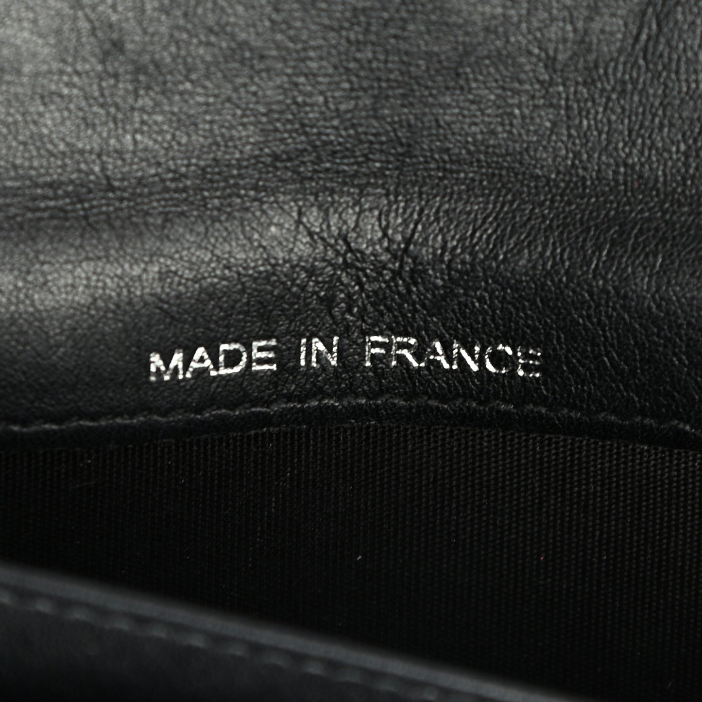 Patent Quilted Large Brilliant Flap Wallet Black