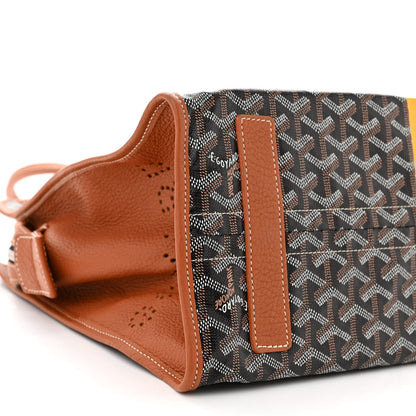 Goyard Goyardine Sac Hardy Pet Carrier PM Black Gold 9 of 10