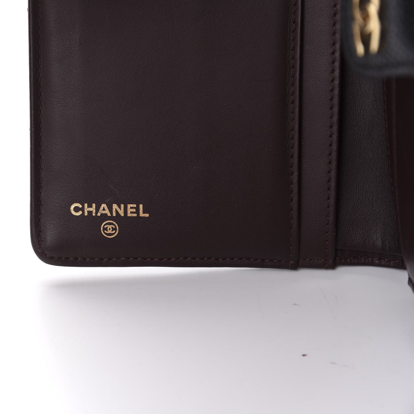 Caviar Quilted Zipped Pocket Wallet Black