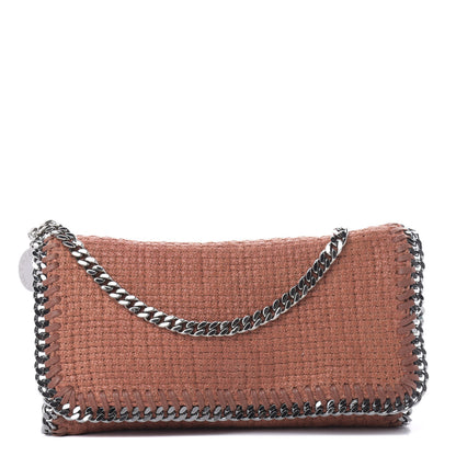 Stella McCartney Woven Boucle Falabella Clutch Orange 1 of 9