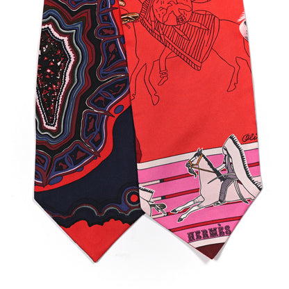 Hermes Silk Twill-Up Rouge Multicolor 4 of 4