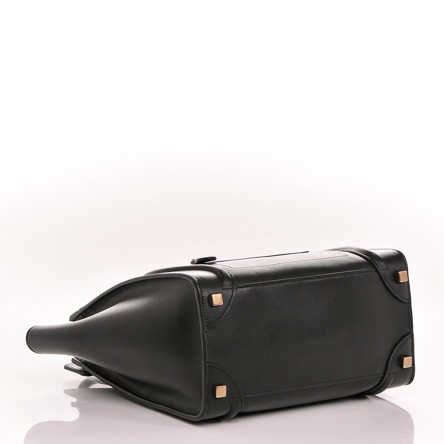 Celine Smooth Calfskin Micro Luggage Black 4 of 6