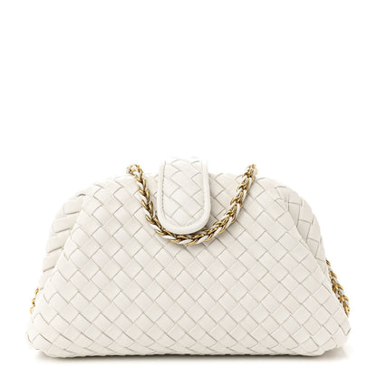 Bottega Veneta Nappa Intrecciato Small The Lauren 1980 Clutch With Chain String 1 of 11