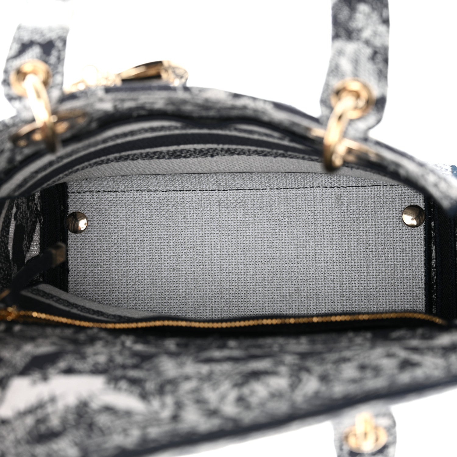 Christian Dior Canvas Toile De Jouy Embroidered Medium Lady D-Lite 5 of 12