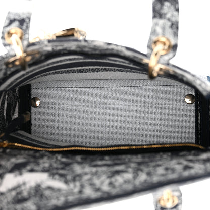 Christian Dior Canvas Toile De Jouy Embroidered Medium Lady D-Lite 5 of 12