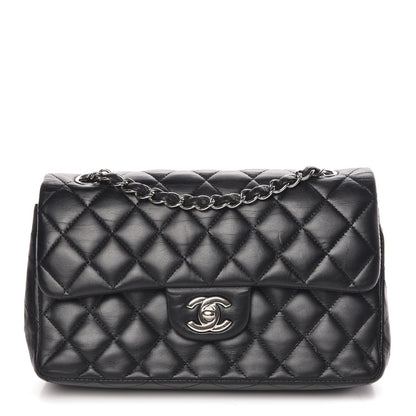 Chanel Lambskin Quilted Small Double Flap Black 1 of 15