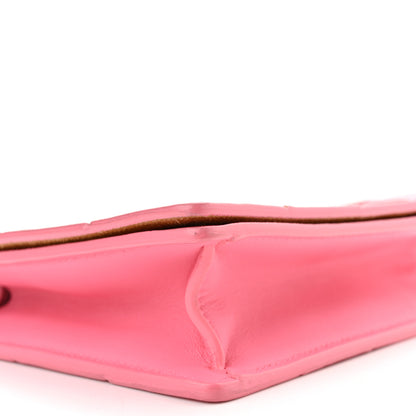Bottega Veneta Lambskin Maxi Intrecciato Mini Cassette Crossbody Bag Pink 8 of 10