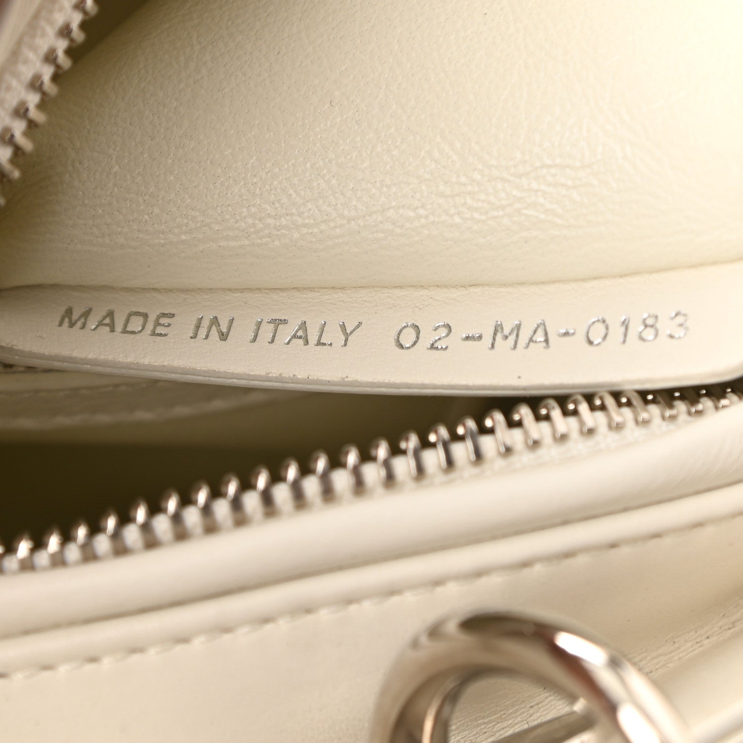 Christian Dior X Andy Warhol Calfskin Medium Lady Dior White 7 of 9