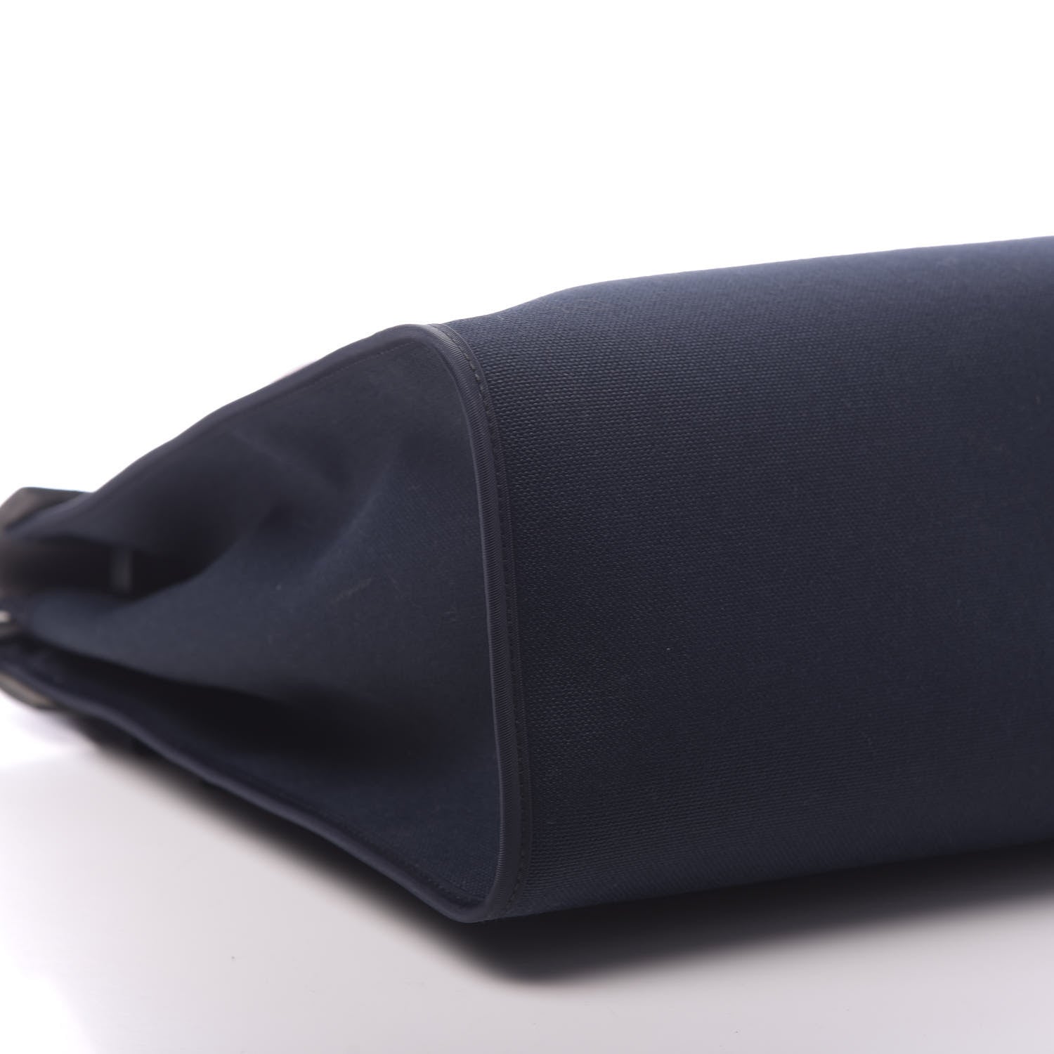 Hermes Toile Vache Calfskin Herbag Zip 39 GM Bleu Indigo 10 of 15