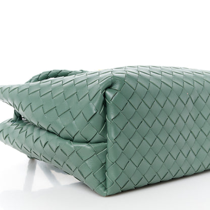 Bottega Veneta Nappa Intrecciato Medium Andiamo Shoulder Bag Aloe 9 of 11