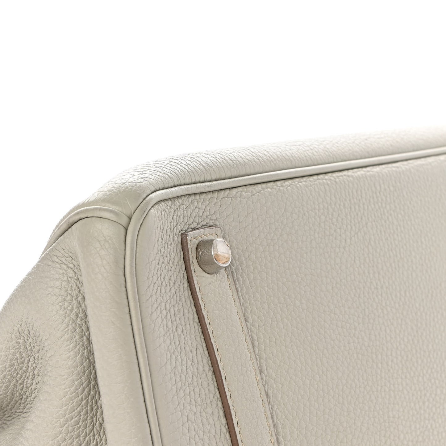 Togo Birkin 35 Gris Perle