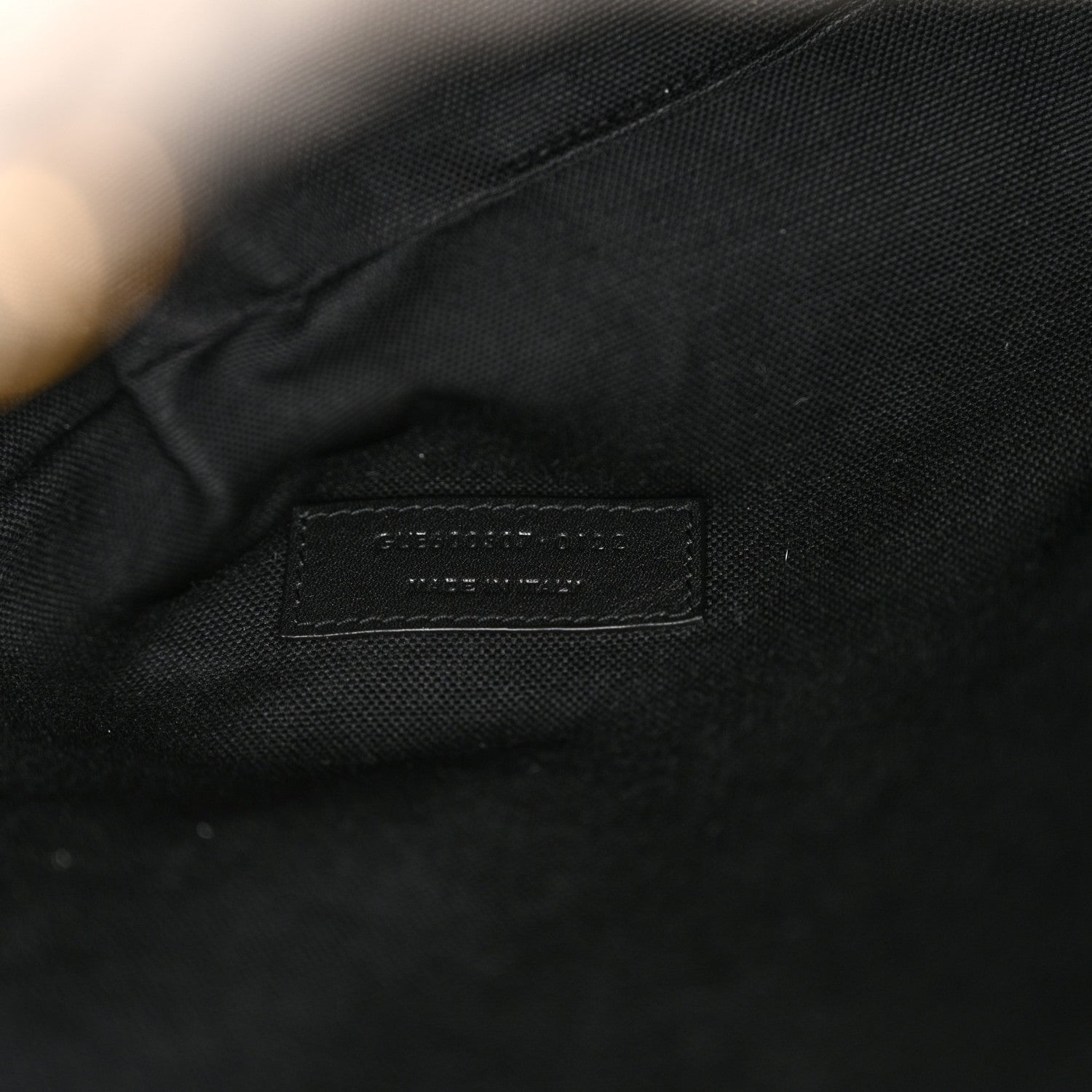 Saint Laurent Canvas Striped Toy Shopping Tote Grey Black 7 of 12