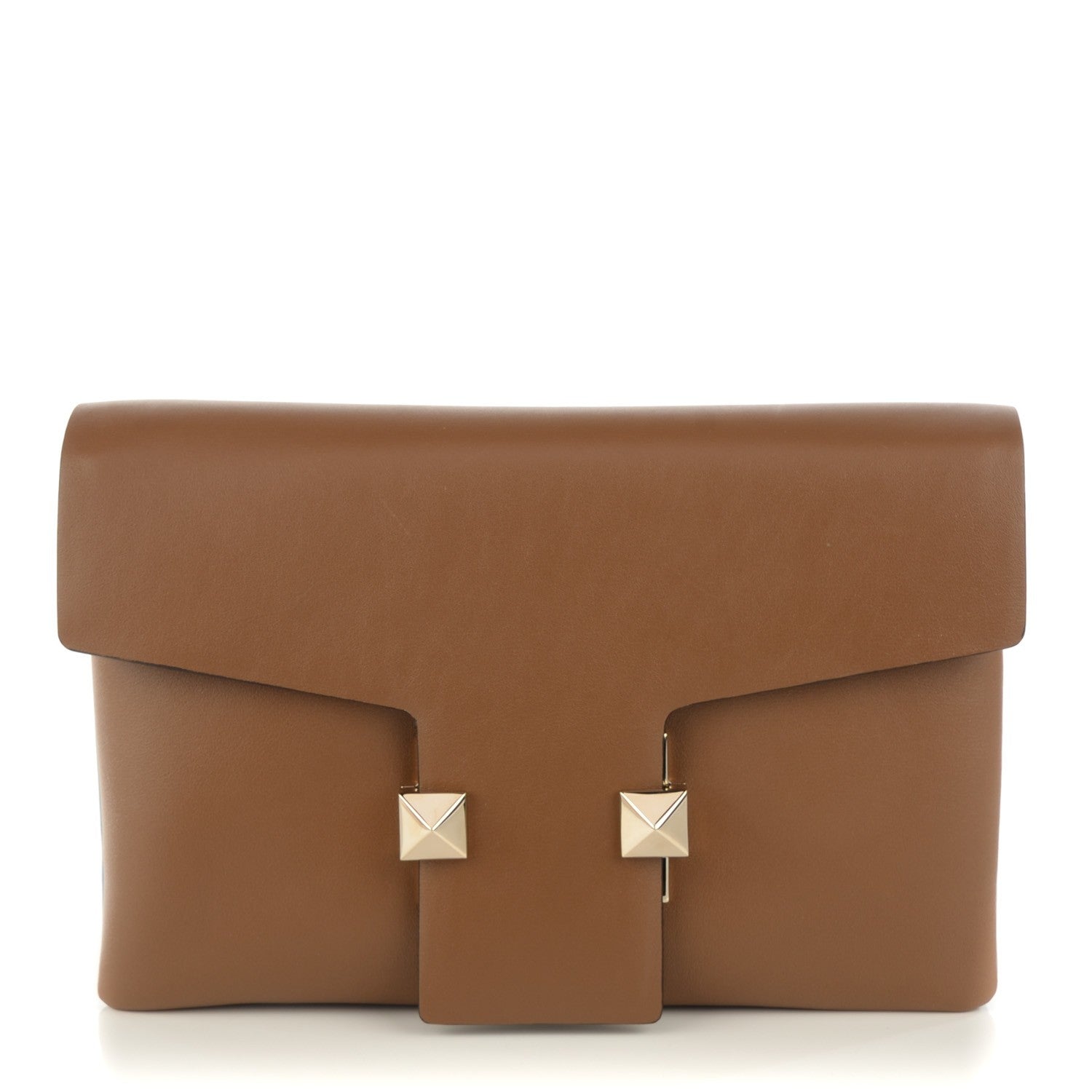 Valentino Garavani Vitello Rockstud Crossbody Flap Brown Sky Blue 1 of 8