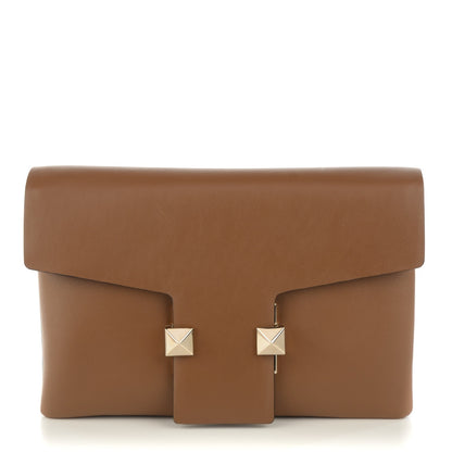 Valentino Garavani Vitello Rockstud Crossbody Flap Brown Sky Blue 1 of 8