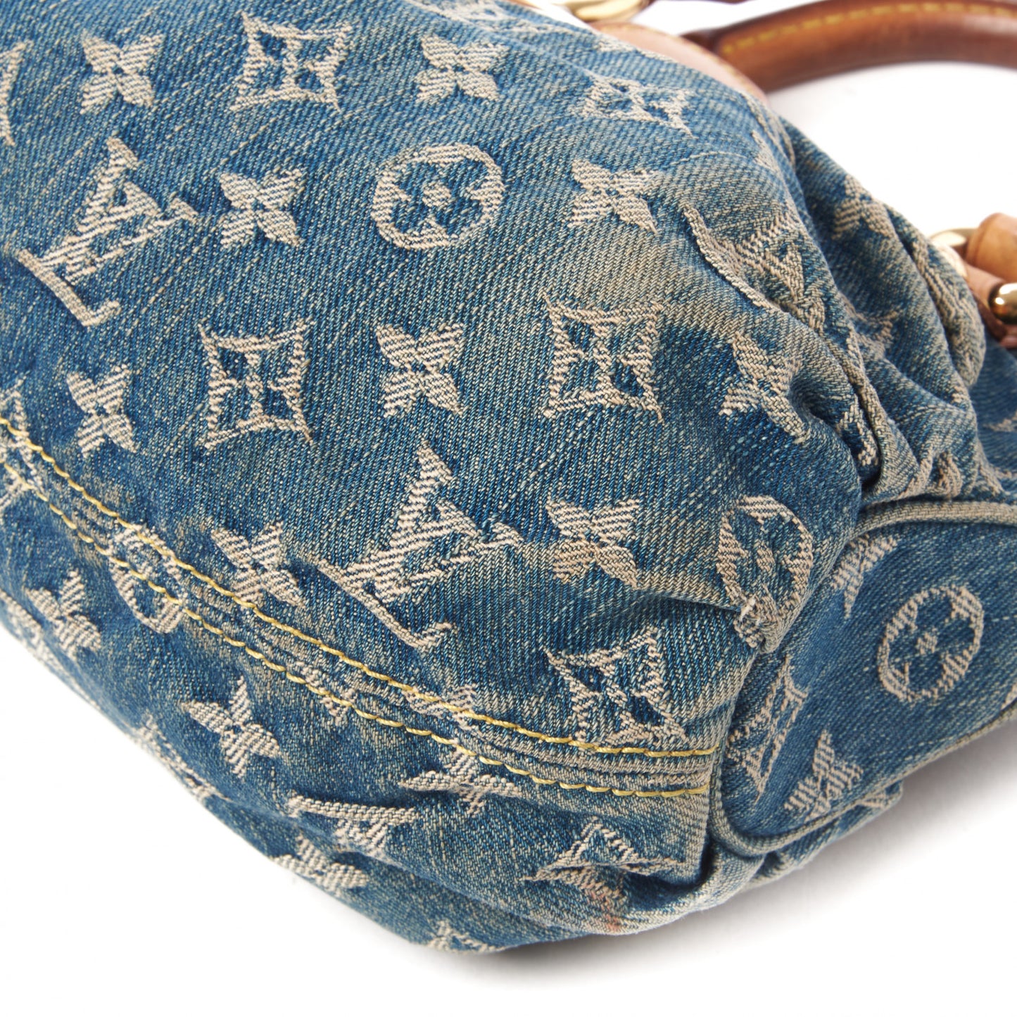 Monogram Denim Pleaty Blue