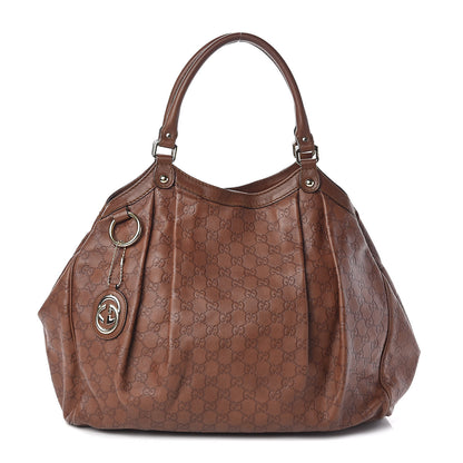 Gucci Guccissima Large Sukey Tote Brown 1 of 10