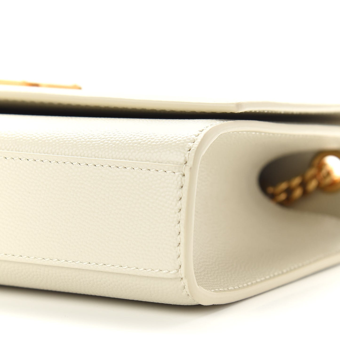Grain De Poudre Medium Classic Monogram Kate Satchel Crema Soft