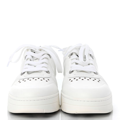 Jimmy Choo Calfskin Sneakers 39 White 2 of 4