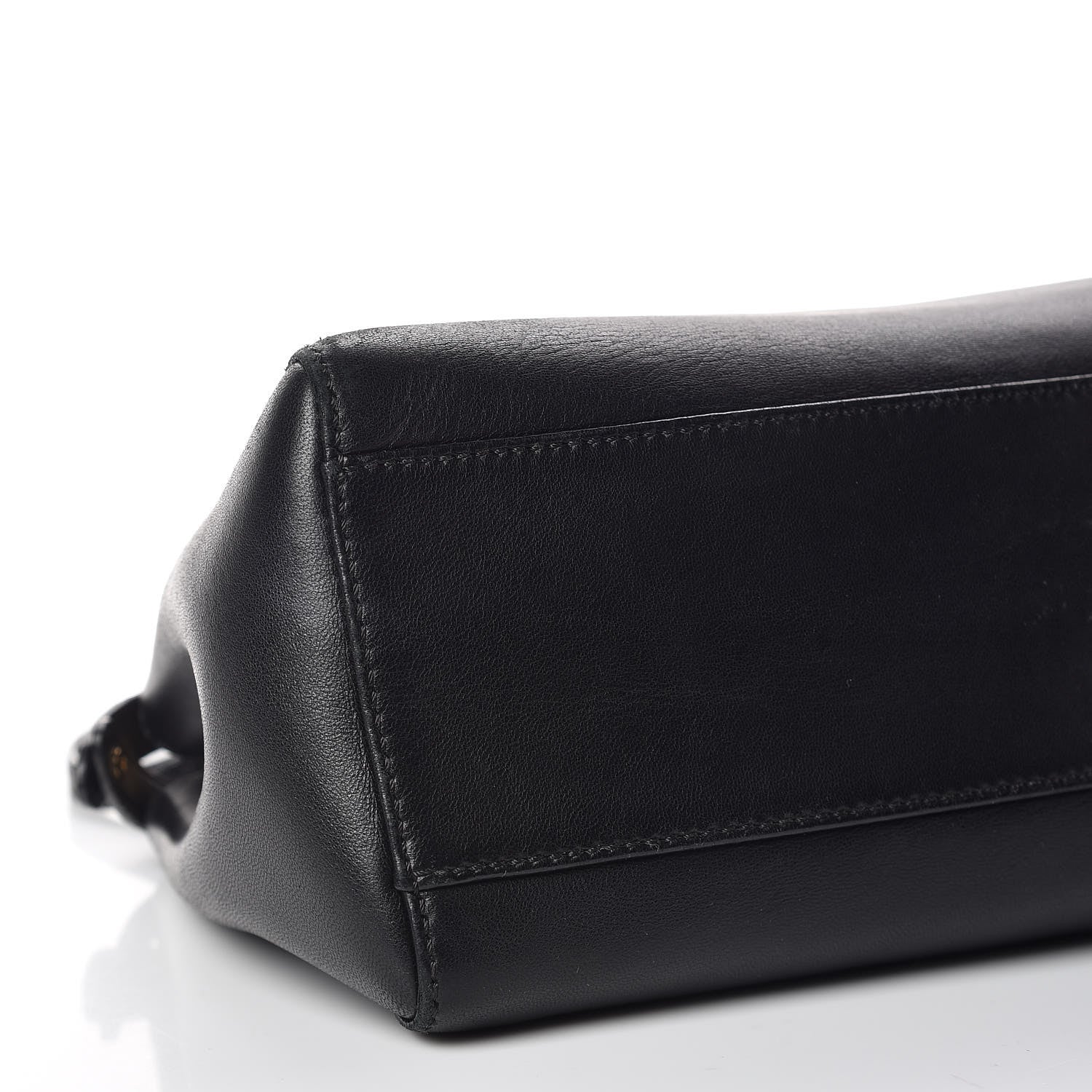 Fendi Nappa Mini Peekaboo Iconic Satchel Black 5 of 13