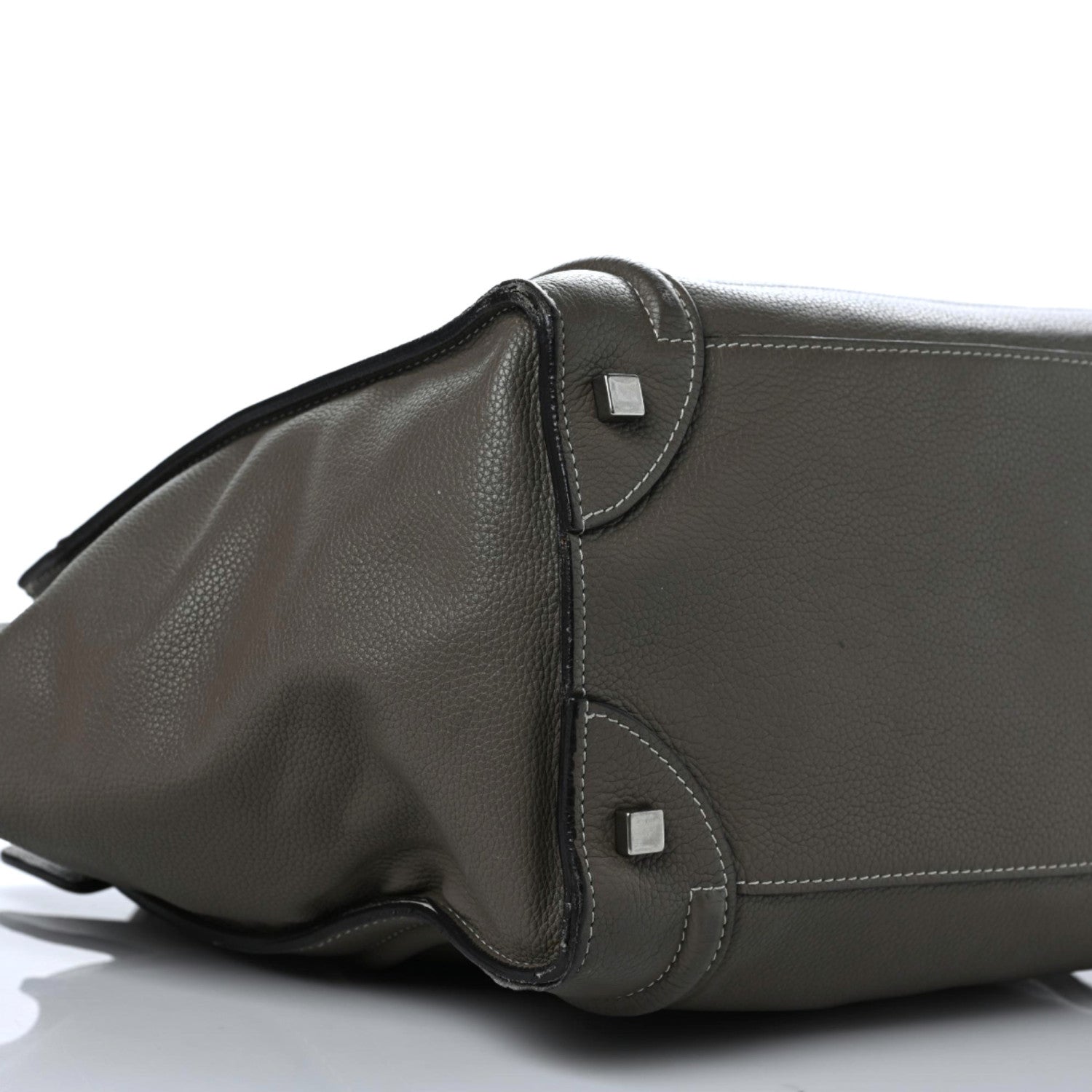 Celine Pebbled Calfskin Mini Luggage Souris 4 of 12