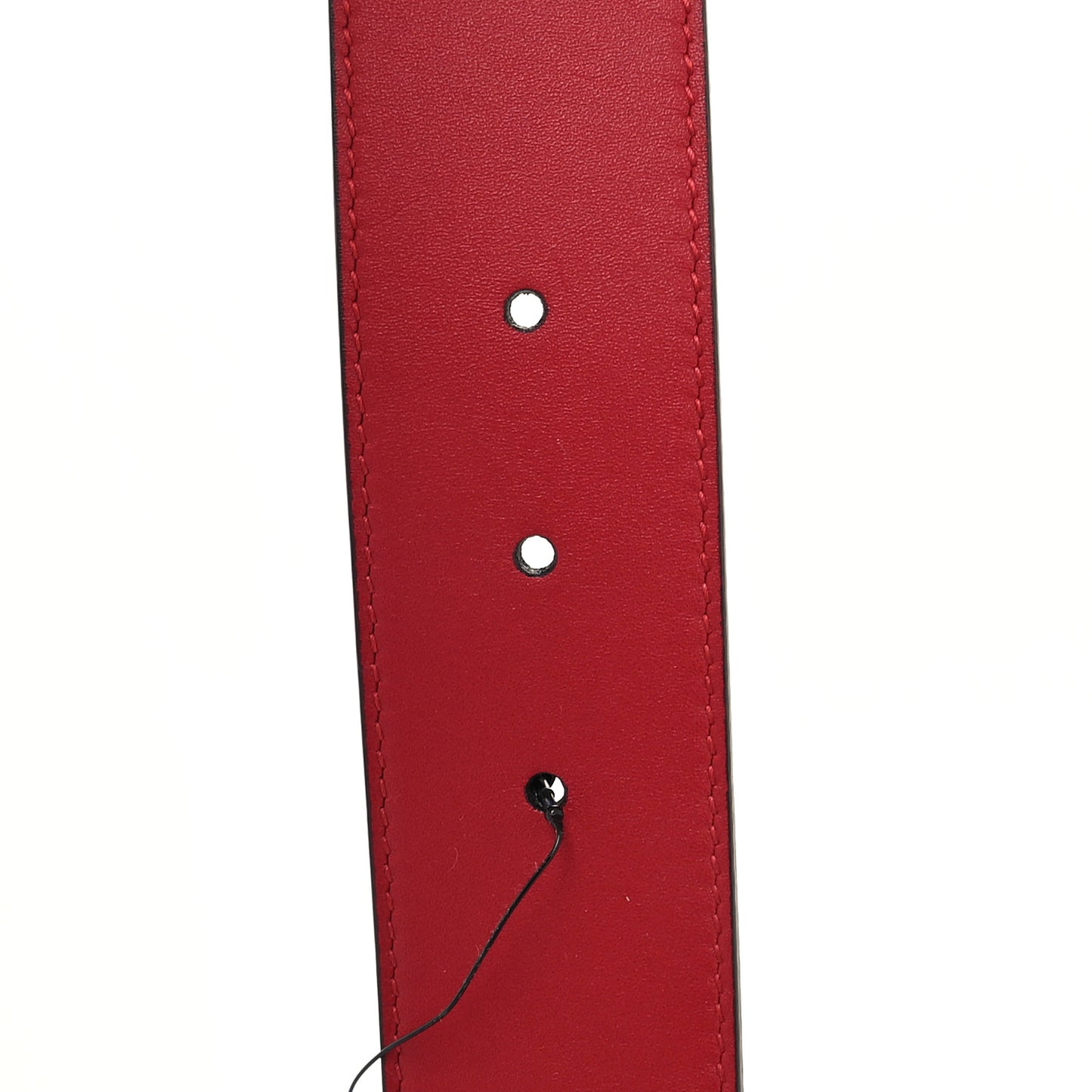 Moon Calfskin Torchon Double G 40mm Belt 95 38 Hibiscus Red
