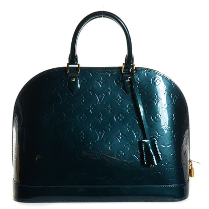 Louis Vuitton Vernis Alma GM Blue Nuit 1 of 7