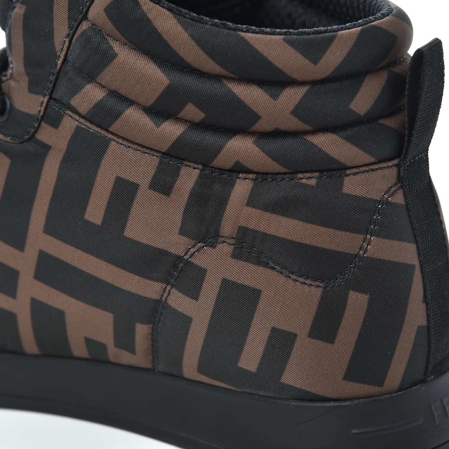 Nylon FF Reloaded High Top Sneakers 39.5 Tobacco Black