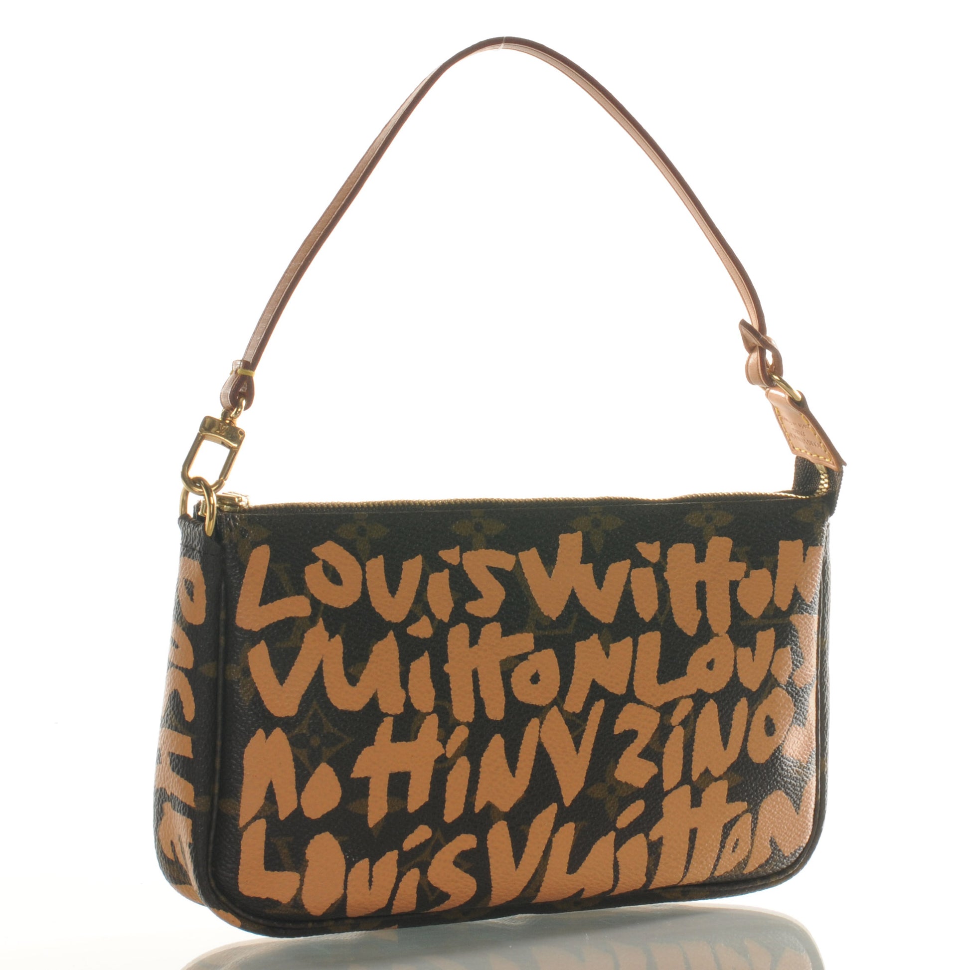 Louis Vuitton Monogram Graffiti Pochette Accessories Peach 3 of 7