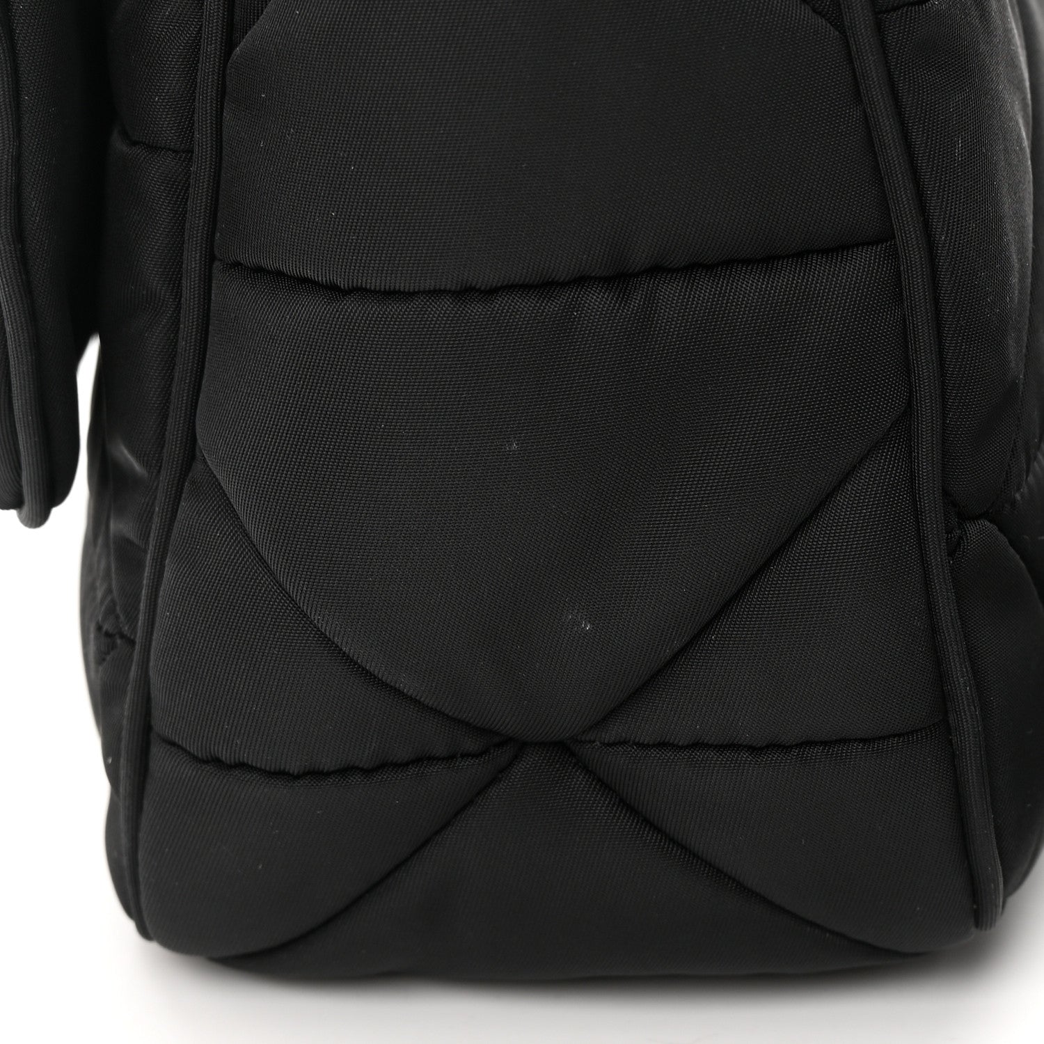 Prada Re-Nylon Quilted Padded Flap Shoulder Bag Black 14 of 18