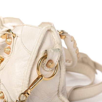 Balenciaga Agneau Giant 12 Gold Hardware Mini City Ivory 13 of 14