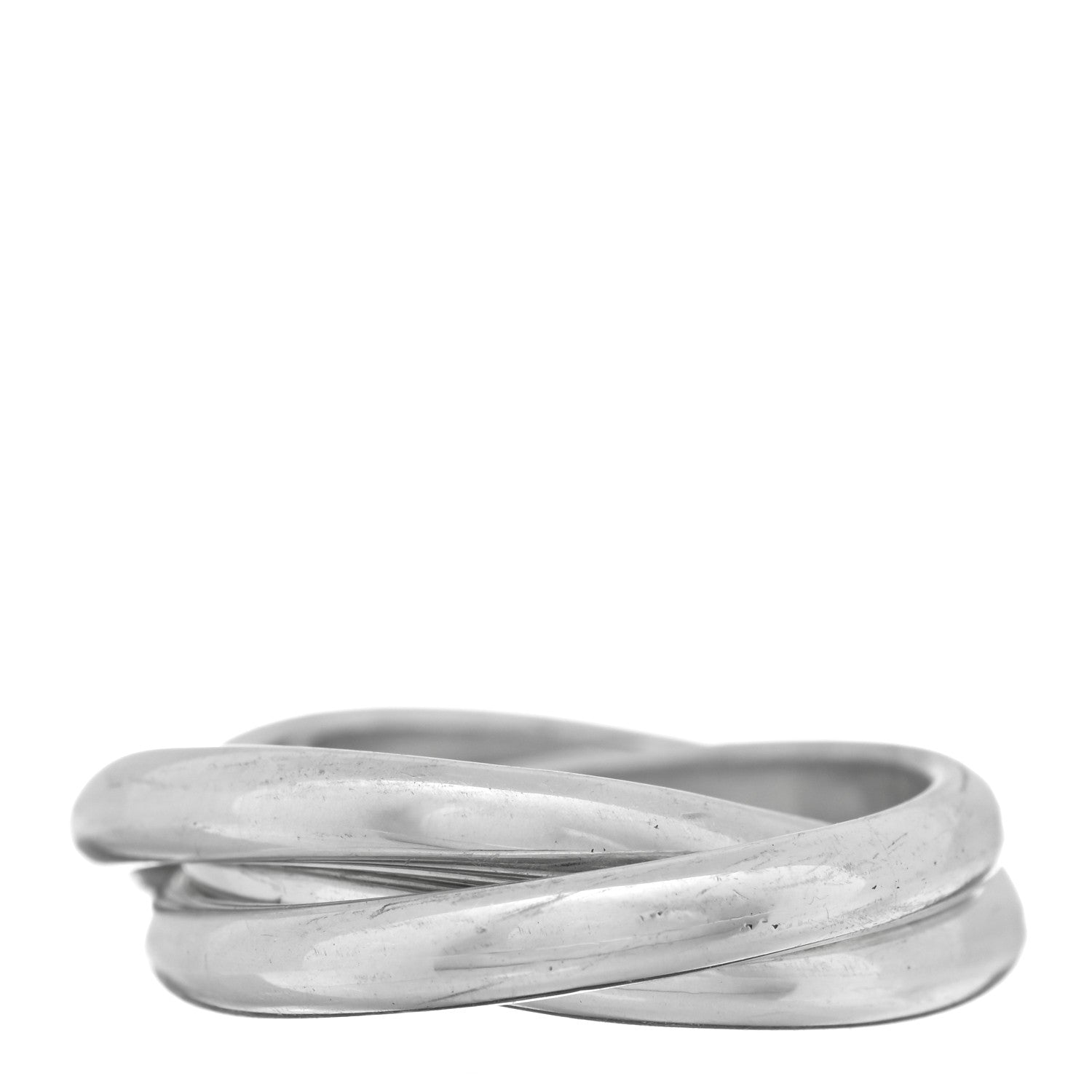 Tiffany Sterling Silver Interlocking Ring 49 5 3 of 4