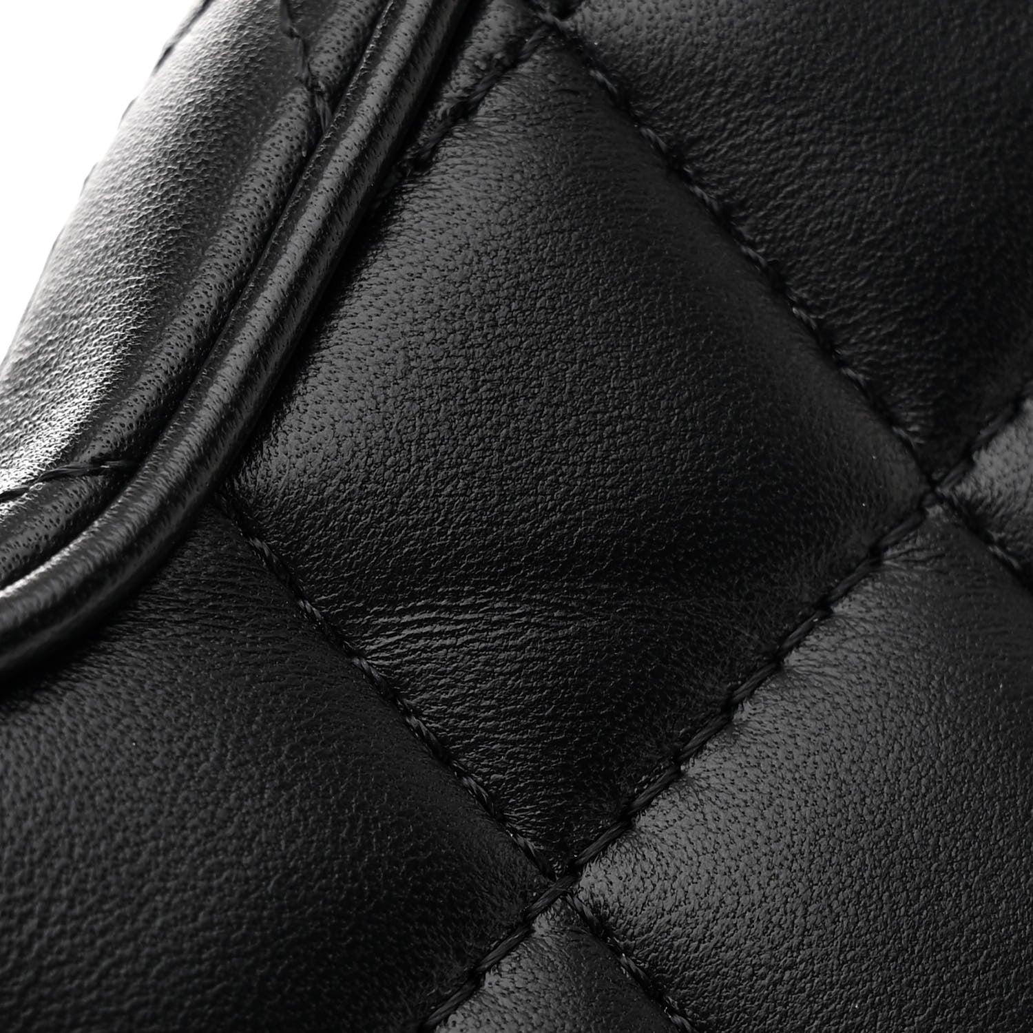 Chanel Lambskin Quilted Walk of Fame Star Bag Black 11 of 11