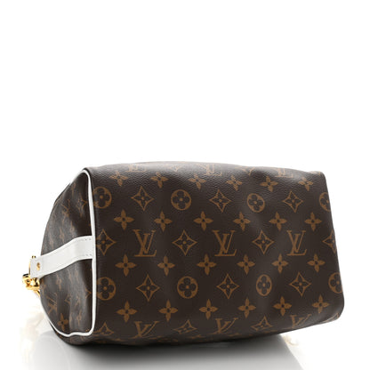 Louis Vuitton Monogram LV Match Speedy Bandouliere 25 White 4 of 10