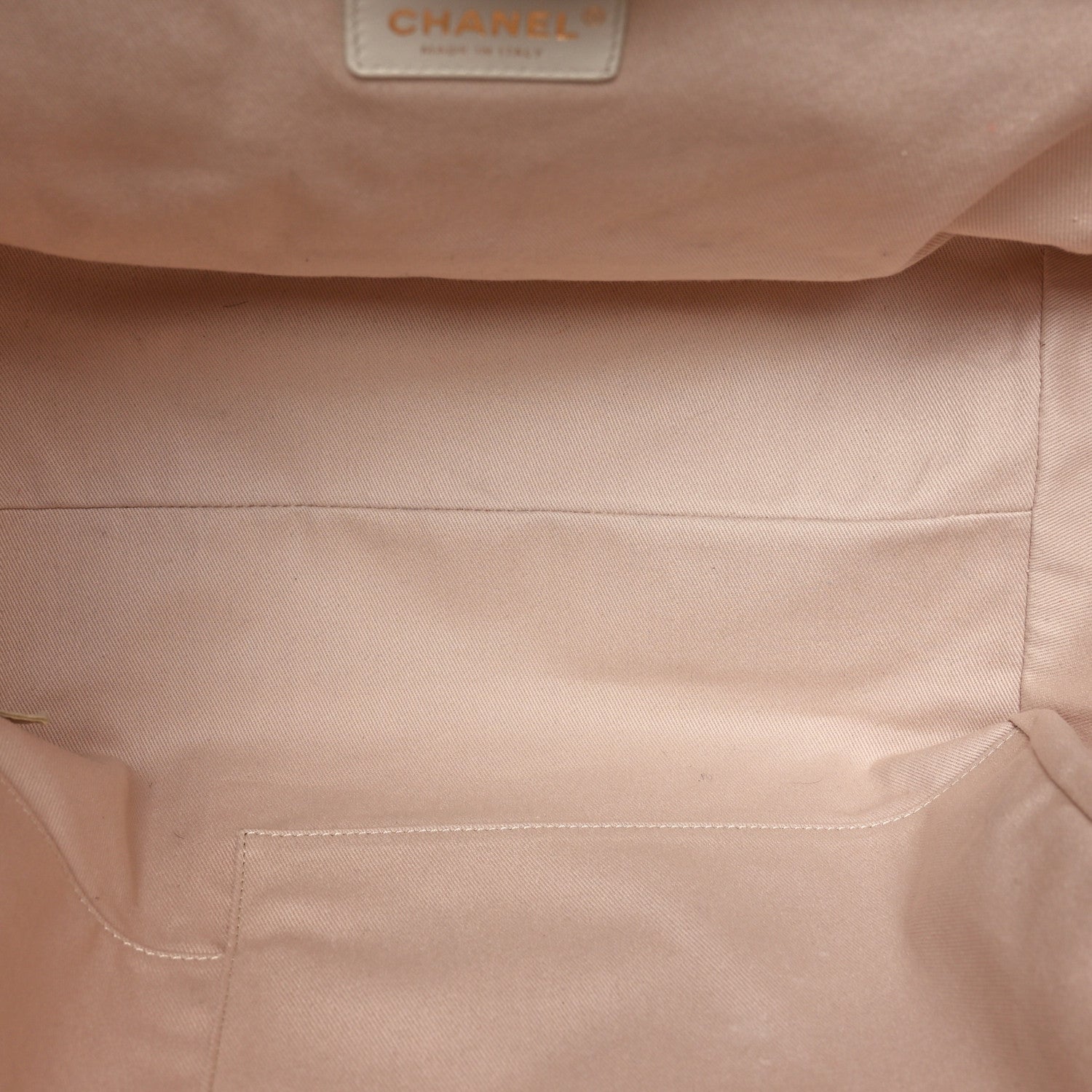 Chanel Canvas Medium Deauville Tote Light Beige 5 of 11