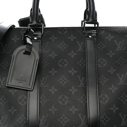 Louis Vuitton Monogram Eclipse Keepall Bandouliere 45 7 of 9