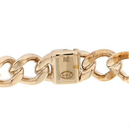 Chanel Metal CC Chain Link Choker Necklace M Gold 3 of 3