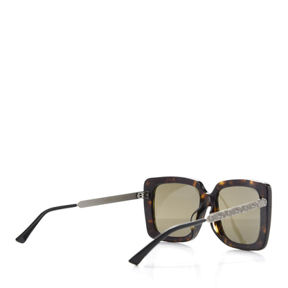 Gucci Acetate Squared Frame Sunglasses GG0216SA Tortoise 7 of 8