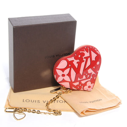 Louis Vuitton Patent Sweet Monogram Coeur Heart Coin Purse Pomme D'Amour 6 of 9