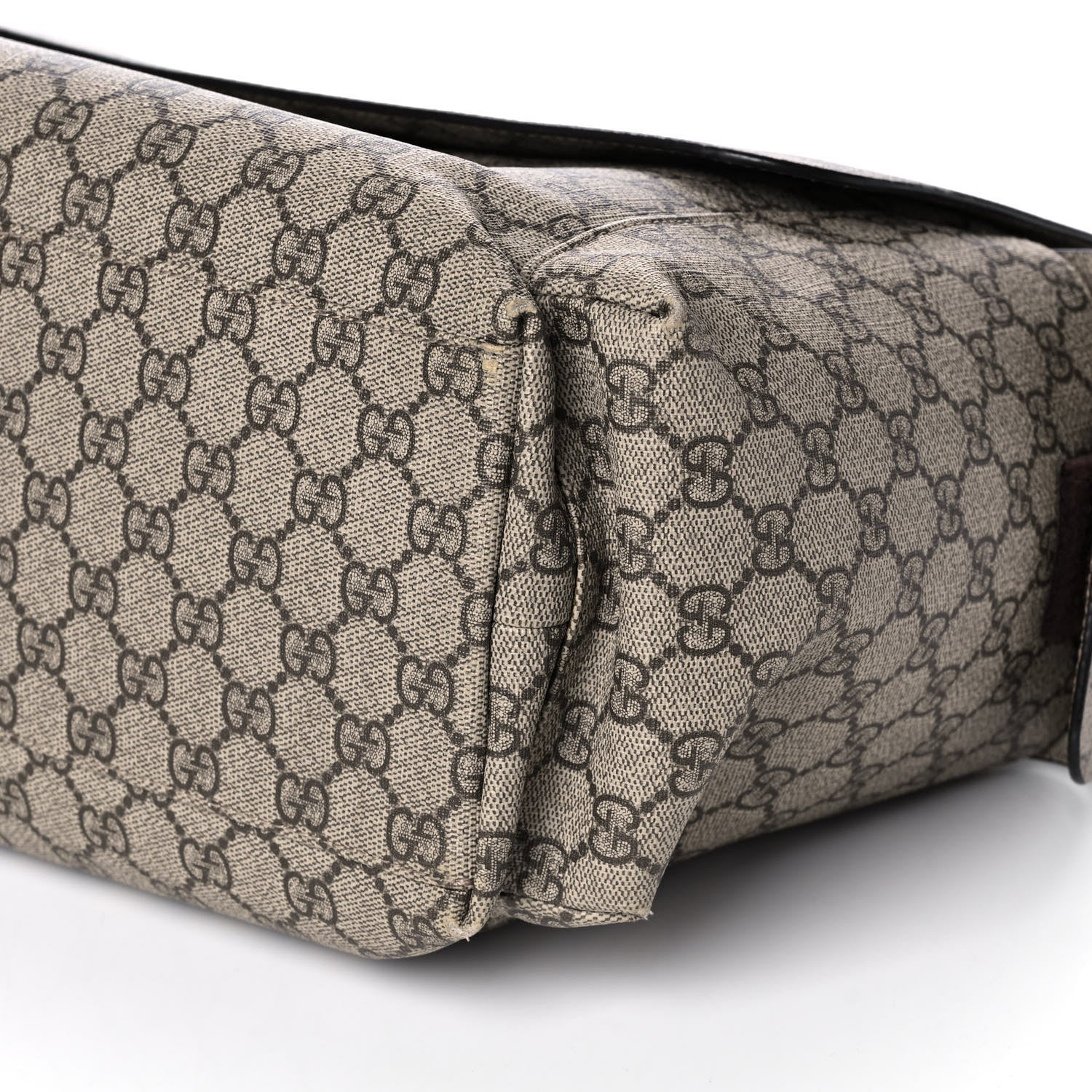 Gucci GG Plus Monogram Messenger Diaper Bag Dark Brown 11 of 11