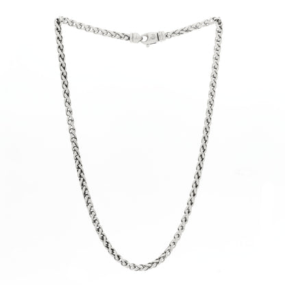 David Yurman Sterling Silver 4mm Wheat Chain Necklace 3 of 4