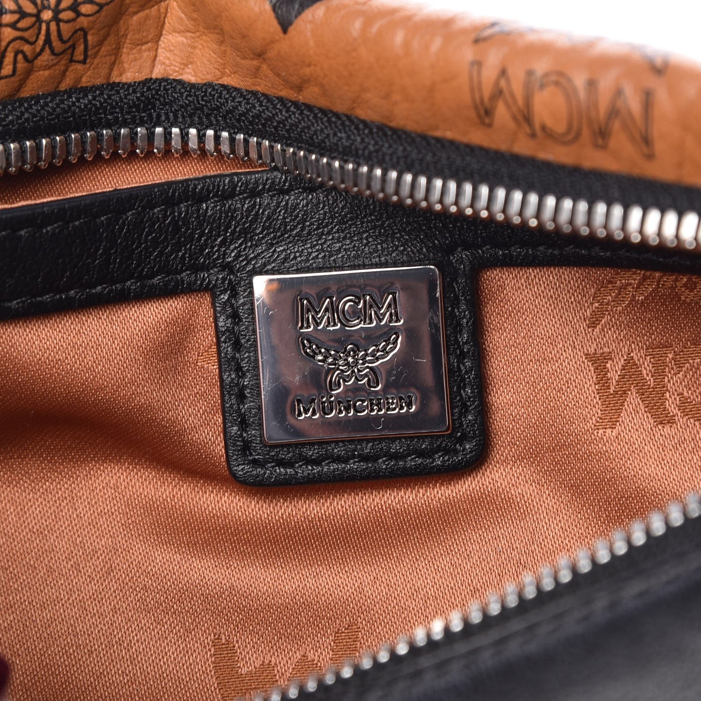 Visetos Waist Bag Black Cognac