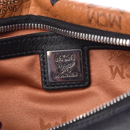MCM Visetos Waist Bag Black Cognac 6 of 7