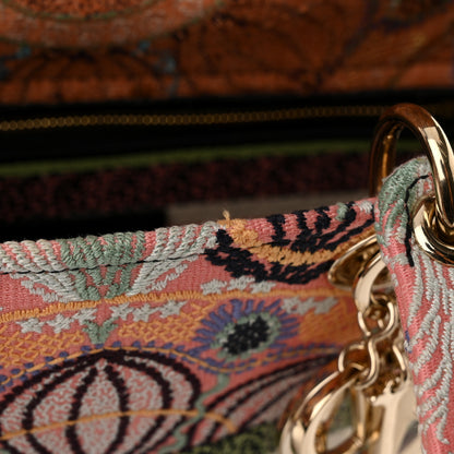 Christian Dior Canvas Embroidered In Lights Medium Lady D-Lite Multicolor 12 of 12